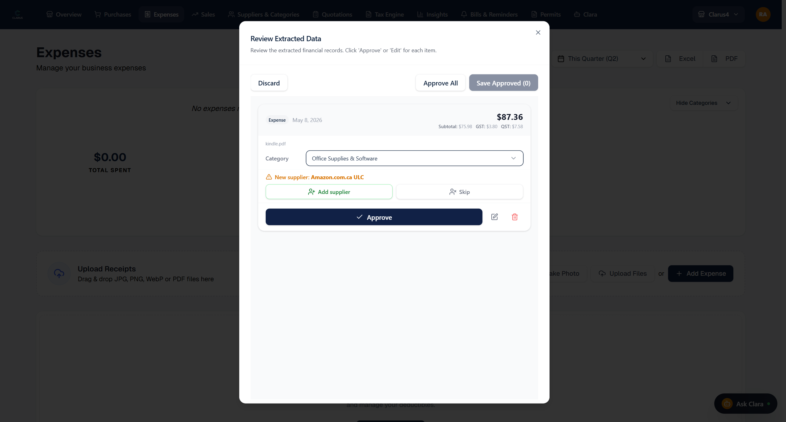 Track every expense, effortlessly.